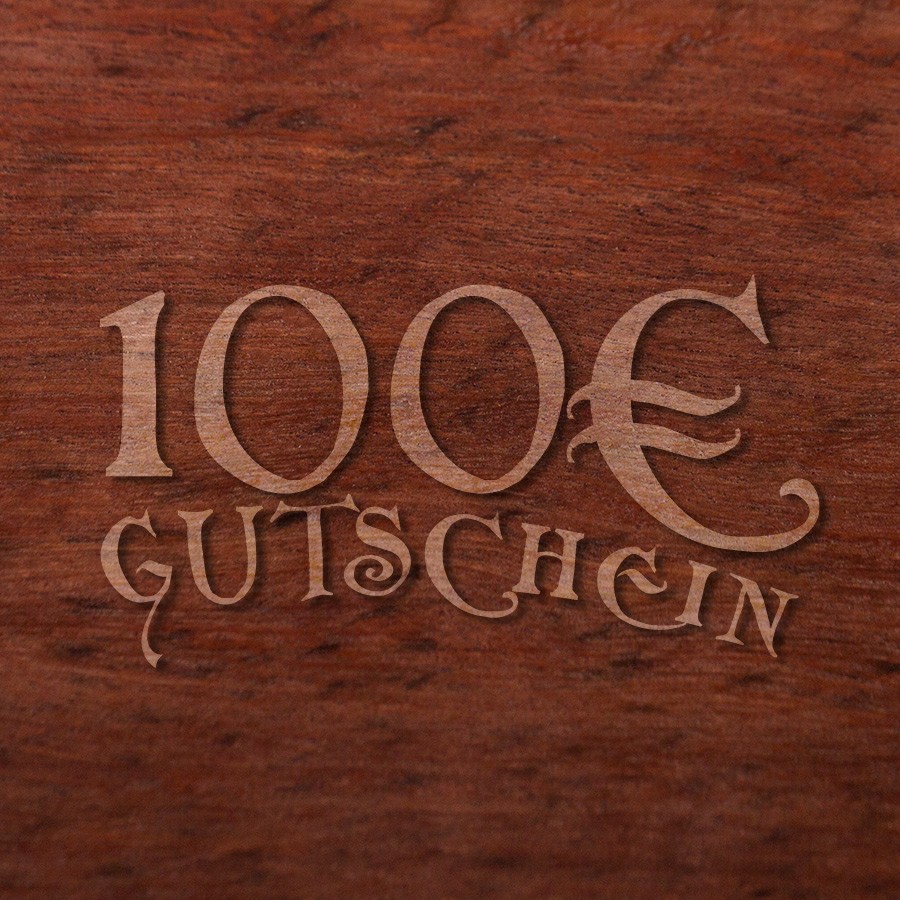 100 Euro Geschenkgutschein Zusatzartikel Epoxidschmuck mit Naturholz